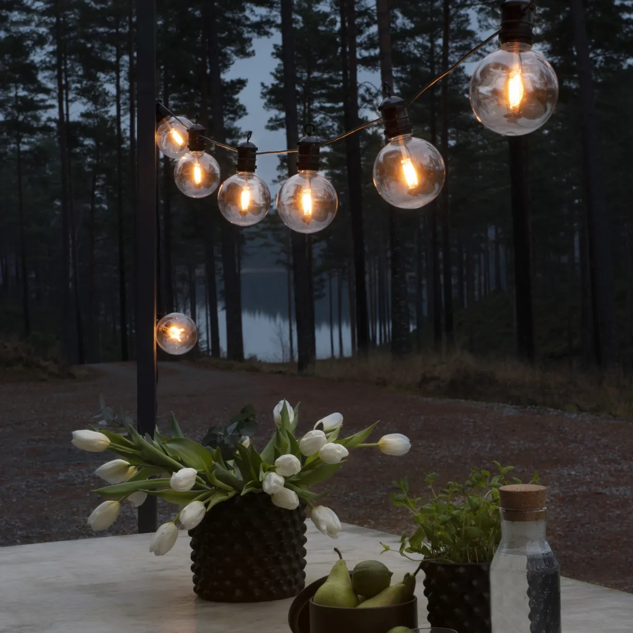 E27 10 amber LED