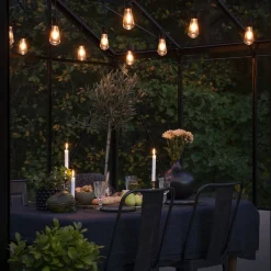E27 10 Amber LED