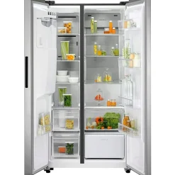 EAI6HD57U0 Rostfri med Is- och Vattendispenser