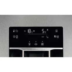 EAI6HD57U0 Rostfri med Is- och Vattendispenser