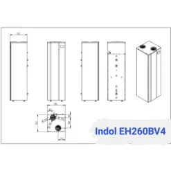 EcoHeat 160FW4R2 Wifi-Ansluten 160L