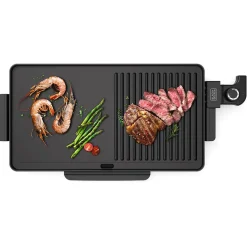 Elgrill 2200W med Non-Stick Beläggning
