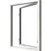 Elit Retro 3-Glas Aluminium