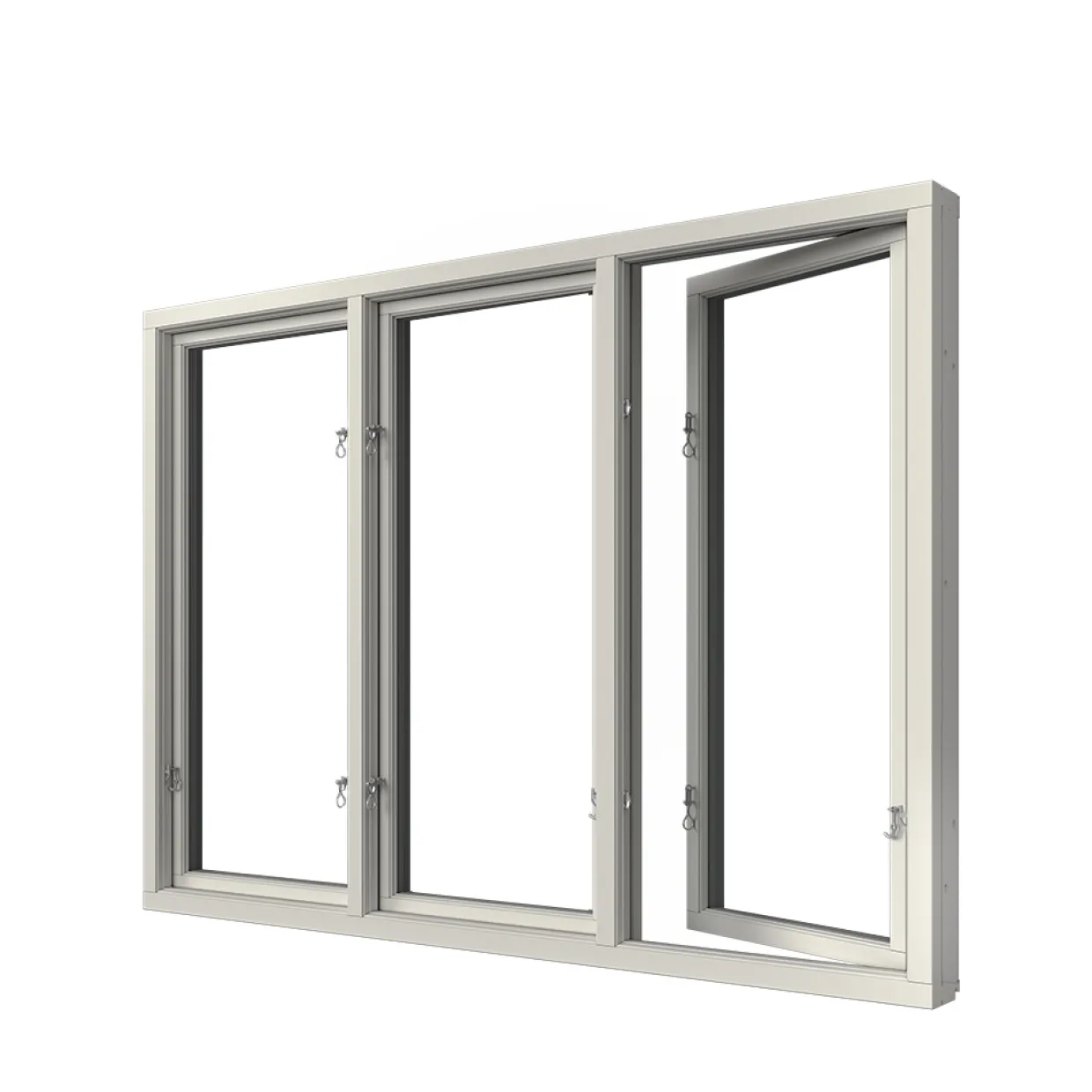 Elit Retro 3-Glas Aluminium 3-Luft