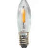 E10 Universal LED Filament 3-pack för Belysning