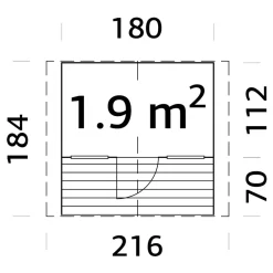Felix 1,9 m2