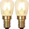 Filament E14 Soft Glow 1,3W 2100K 2-pack