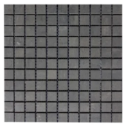 Fojs Collection Steel Mosaic Matt Grå 3x3 cm