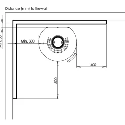 9.5 Fristående med Sidoglas 9kW