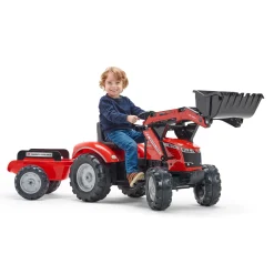Frontlastare med vagn Massey Ferguson