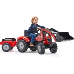 Frontlastare med vagn Massey Ferguson