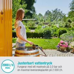 för Regnvattentunna 2000/2 18V P4A Set (2,5Ah batteri + standardladdare)
