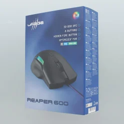 Gaming Reaper 600 Optisk 32000Dpi Svart