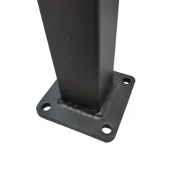 Garden Stängsel Aluminium Svart