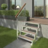 Gardentop för Trästeg med Räcke