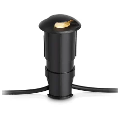 Garden 24 Utomhus LED Spotlight Svart Aluminium