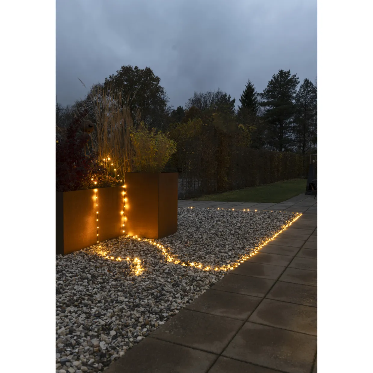 Gnojsö Konstsmide ShineLine 100st LED-lampor Amber 5m Utomhus