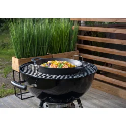 Gourmet 57 i Rostfritt Stål med Multigrill-galler