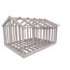 22 grader Med Loft 6000x4766 mm Färdiga Sektioner Utan Öppningar