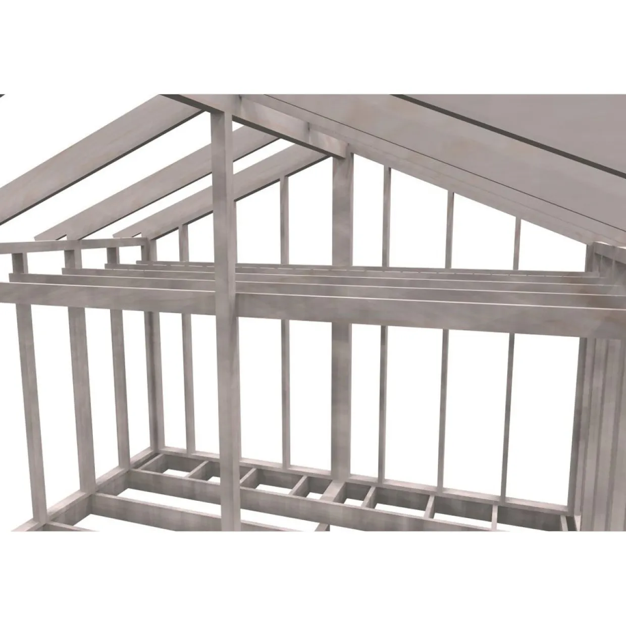 22 grader Med Loft 6000x4766 mm Färdiga Sektioner Utan Öppningar