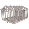 22 grader Med Loft 6000x4766 mm Färdiga Sektioner Med Öppningar