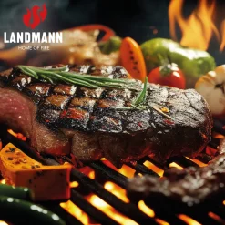 Grilltunna 550 Stål med Sidobord och Termometer
