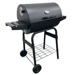 Grilltunna 550 Stål med Sidobord och Termometer