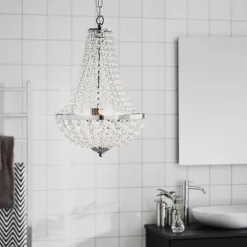 Gränsö Taklampa IP44 Krom/Transparent
