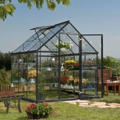 Harmony Aluminiumram med UV-Skyddad Polykarbonat & Ventilationsfönster, 2,3 m²
