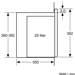 HB579GBR3 + BF555LMB1 För Högskåp
