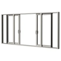 HelAlu Aluminium 4-Delad Enkelspår