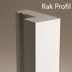 Helglasad Aluminiumbeklätt Trä 3-Glas