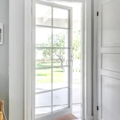 Helglasad Enkeldörr 3-Glas Aluminium