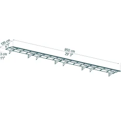 Herald Klar 1,4 X 8,9 m