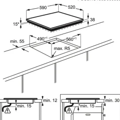 HOC650F 300 60 cm