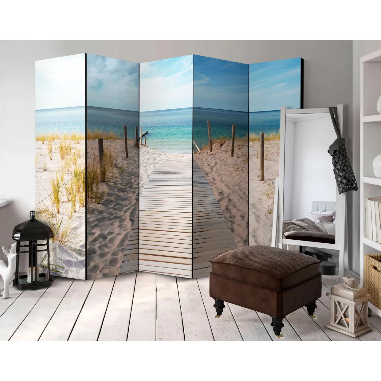 Holiday at the Seaside II Flerfärgad 225x172 cm