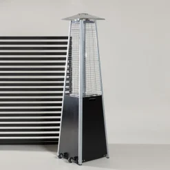 Hottie Square, Stående Gasolvärmare Utomhus i Aluminium