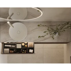Hov Rund med LED och Touch