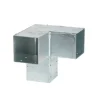 Hörnbeslag dubbelt - till 9x9 cm stolper
