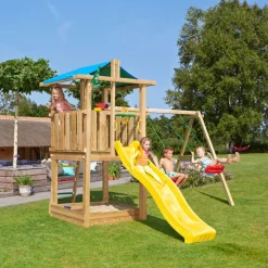 Hut inkl. Swing Modul X'tra och rutschkana