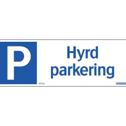 Hyrd Parkering 297x105 mm Aluminium