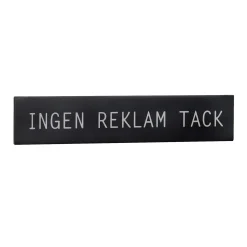 Ingen Reklam Tack