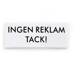 Ingen Reklam Tack