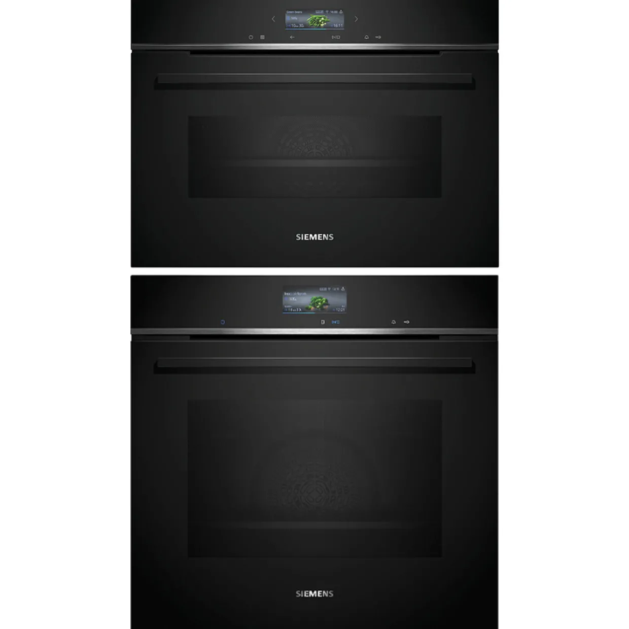 iQ700 HB776G3B2S + CM724G1B1 Kompaktugn Svart