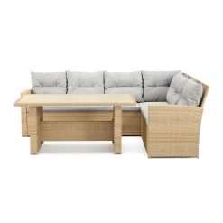 James Loungegrupp Utomhus – 5-sits Soffgrupp i Konstrotting