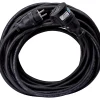 Jordad med Självstängande Lock 230V Svart