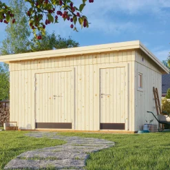 Kalle 13,5 m² Redskapsbod i Trä med Pulpettak