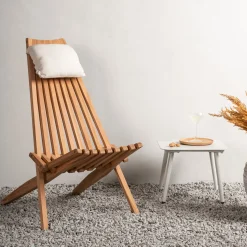 Kenya Utomhus, Klassisk Trästol i Teak