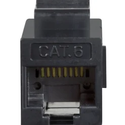 Keystone Inline-koppling Cat6 UTP Svart