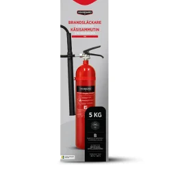 5 kg Koldioxidsläckare Röd